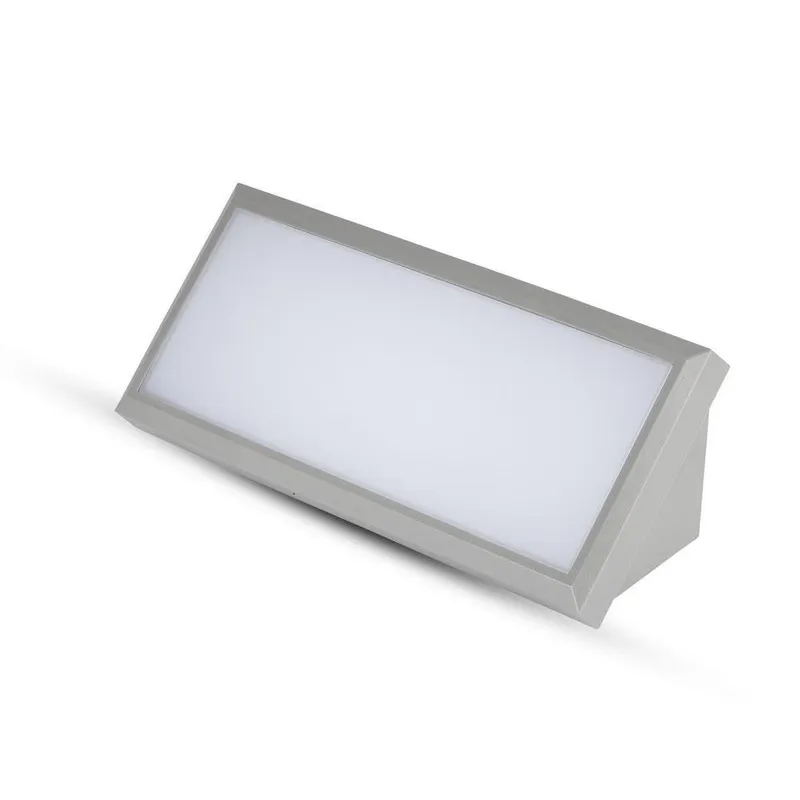 Oprawa Ścienna V-TAC 12W LED Ukośna IP65 VT-8054 4000K 1250LM - Szara