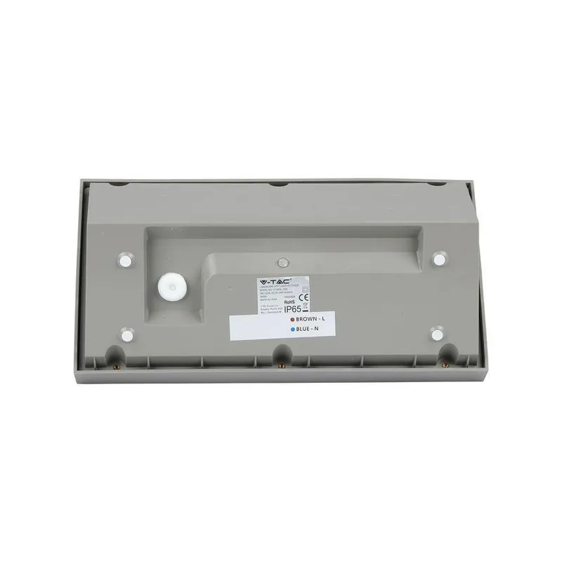 Oprawa Ścienna V-TAC 20W LED Ukośna IP65 VT-8055 6400K 2050LM - Szara