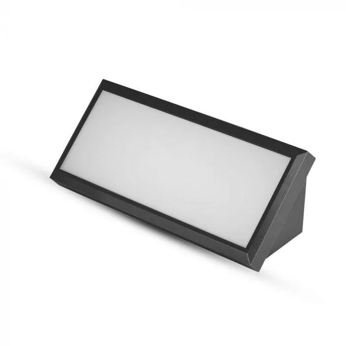 Oprawa Ścienna V-TAC 12W LED Ukośna IP65 VT-8054 3000K 1250LM - Czarna