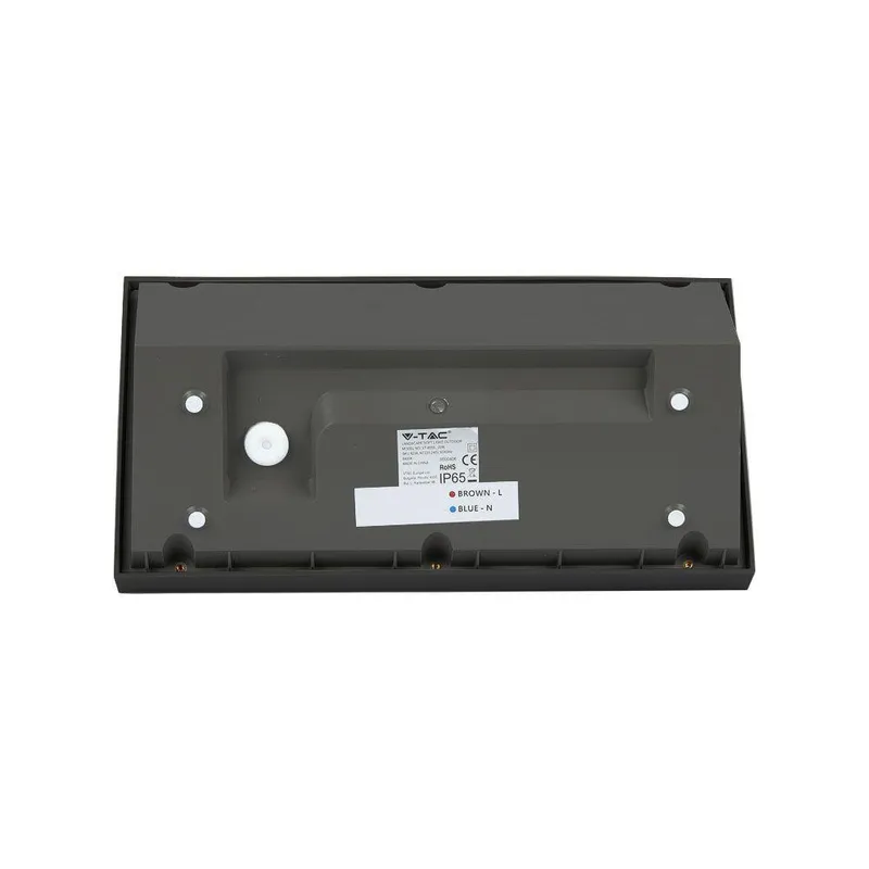 Oprawa Ścienna V-TAC 20W LED Ukośna IP65 VT-8055 4000K 2045LM - Czarna