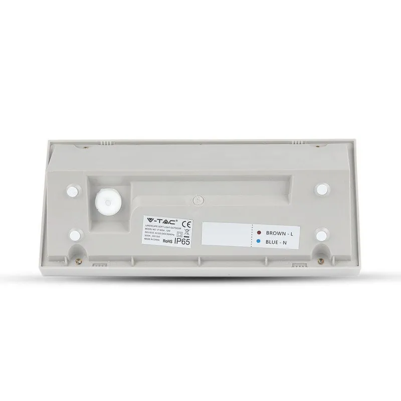 Oprawa Ścienna V-TAC 12W LED Ukośna IP65 VT-5142 4000K 1250LM - Biała