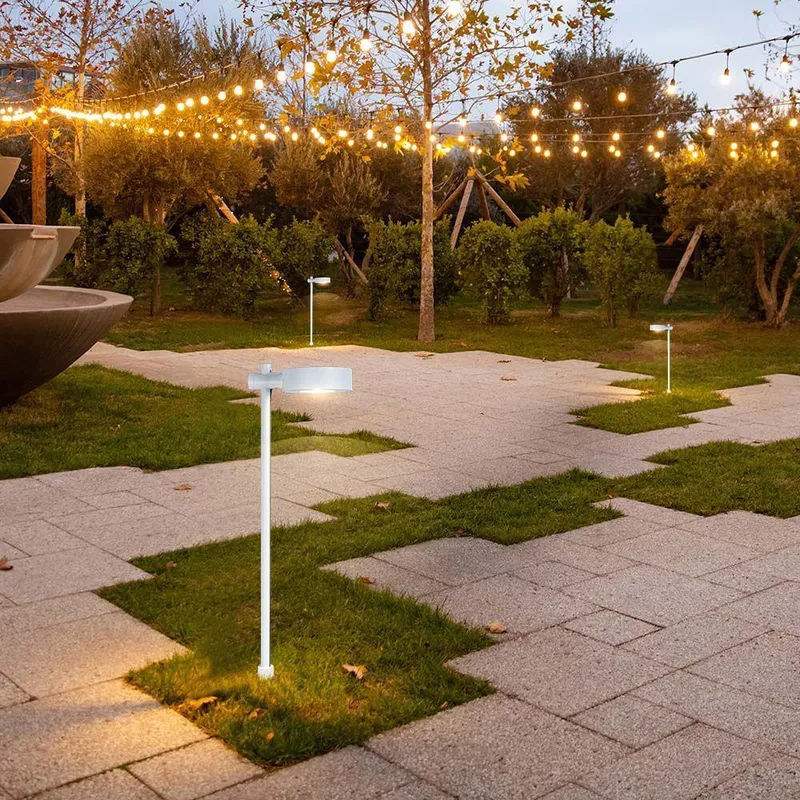 Oprawa Ogrodowa Słupek LED V-TAC 2-FUNKCJE 6W IP65 100cm VT-11107 3000K 520LM - Biała