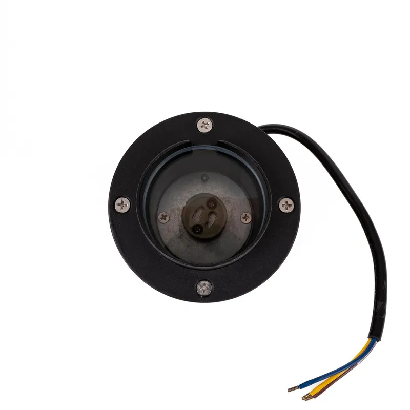 Oprawa Gruntowa Ogrodowa Wbijana Aluminium GU10 Z Daszkiem IP65 V-TAC VT-7704 3 Lata Gwarancji - Czarna