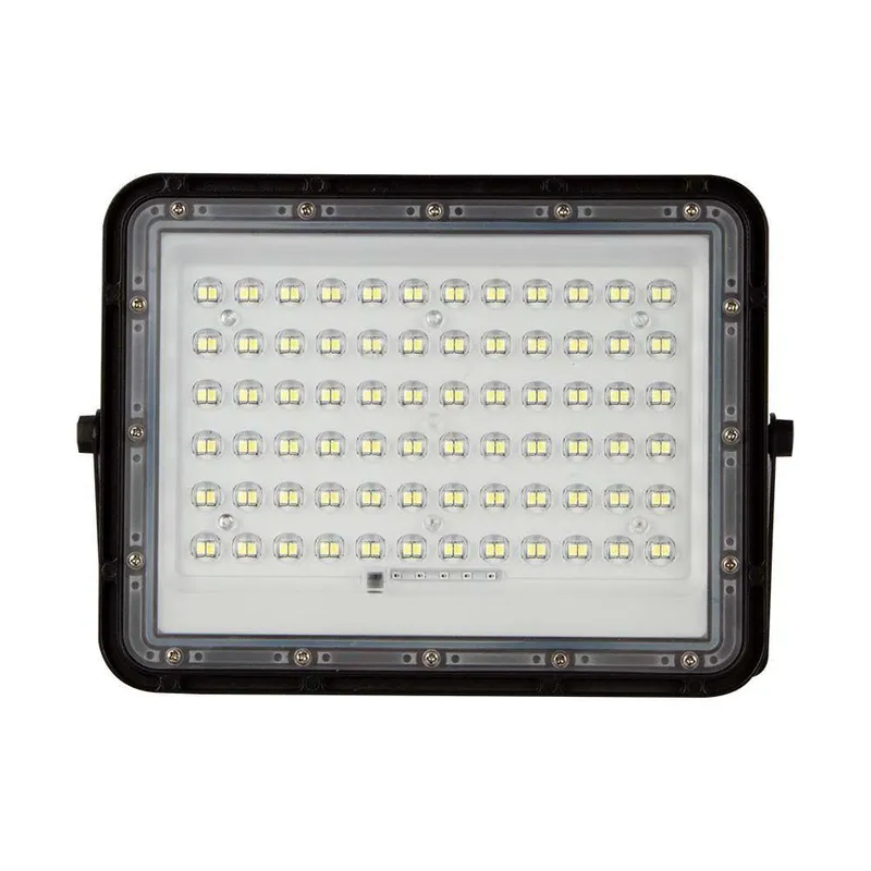 Naświetlacz LED Solarny V-TAC 15W Pilot Auto Timer IP65 VT-120W 6400K 1200LM - Czarny