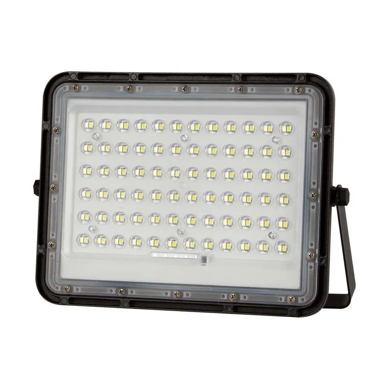 Naświetlacz LED Solarny V-TAC 15W Pilot Auto Timer IP65 VT-120W 4000K 1200LM - Czarny
