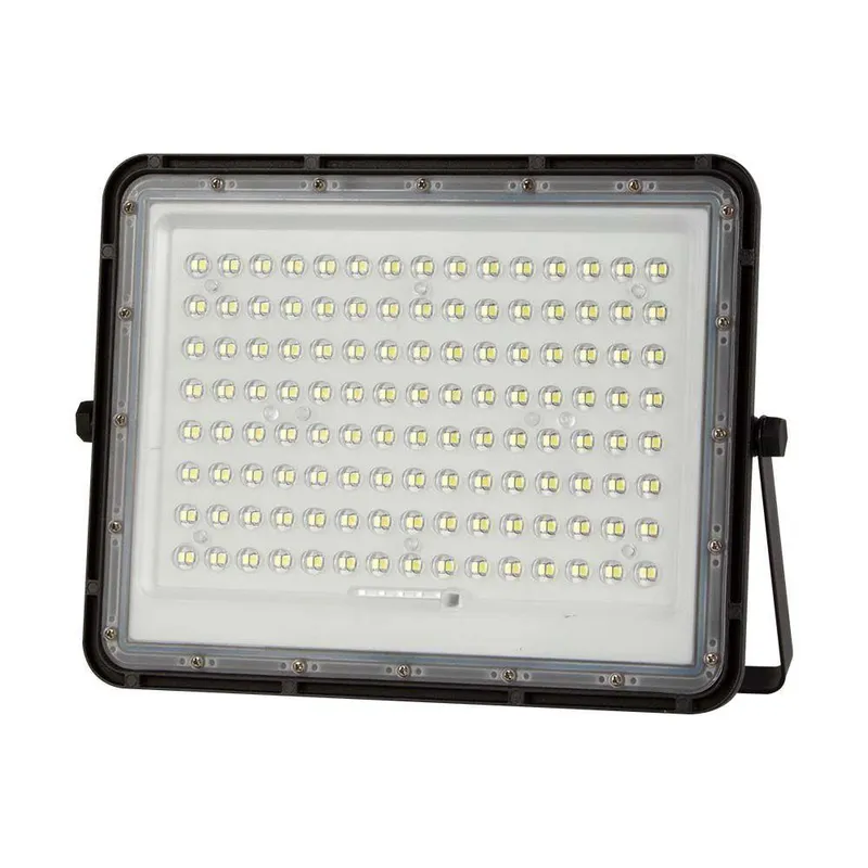 Naświetlacz LED Solarny V-TAC 20W Pilot Auto Timer IP65 VT-180W 6400K 1800LM - Czarny