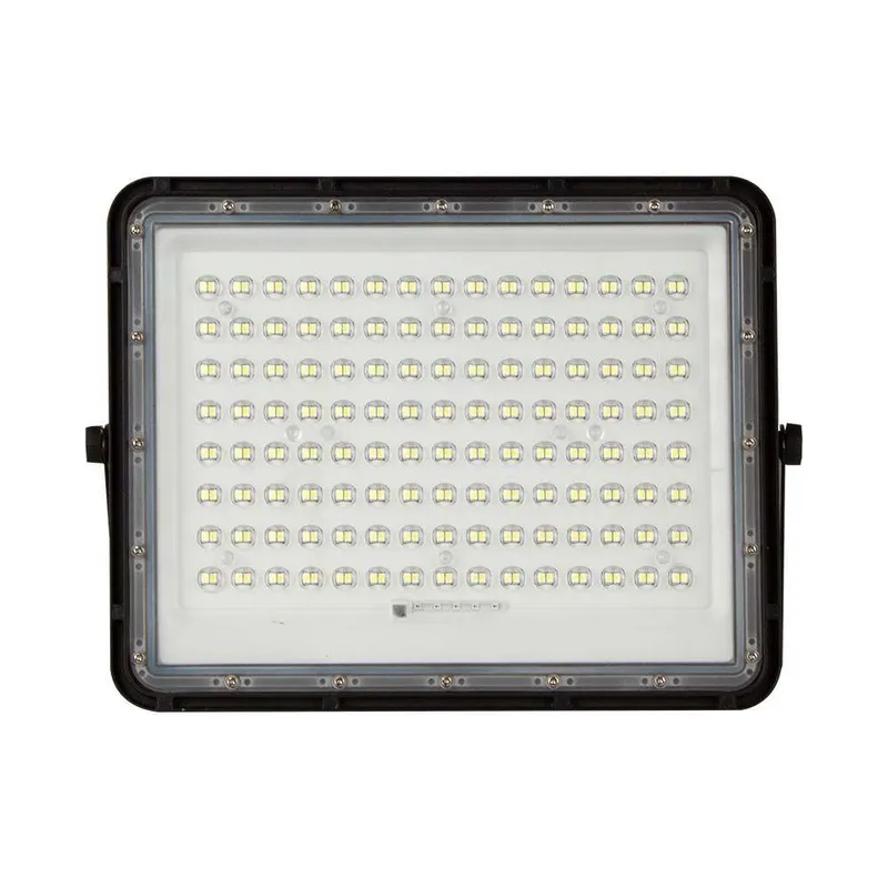 Naświetlacz LED Solarny V-TAC 20W Pilot Auto Timer IP65 VT-180W 6400K 1800LM - Czarny