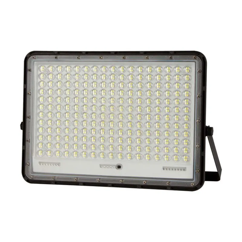 Naświetlacz LED Solarny V-TAC 30W Pilot Auto Timer IP65 VT-240W 6400K 2600LM - Czarny