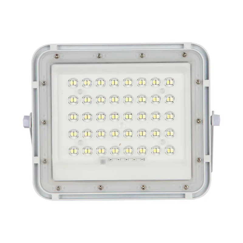 Naświetlacz LED Solarny V-TAC 10W Pilot Auto Timer IP65 VT-80W-W 4000K 800LM - Biały