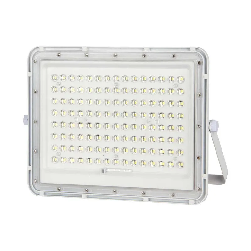 Naświetlacz LED Solarny V-TAC 20W Pilot Auto Timer IP65 VT-180W-W 6400K 1800LM - Biały