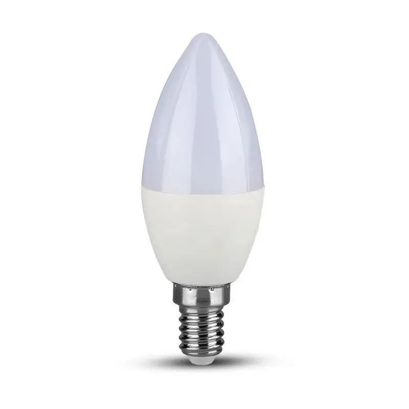 Żarówka LED V-TAC SAMSUNG CHIP 5.5W E14 Świeczka Ściemnialna VT-293D 6400K 470LM 5 Lat Gwarancji