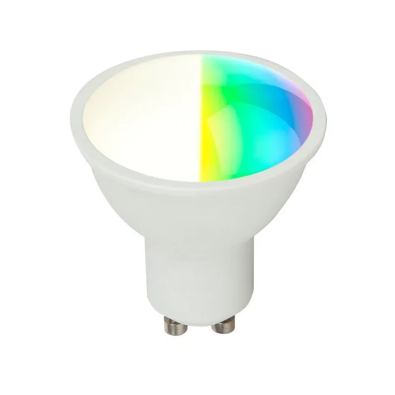 Żarówka LED Smart WI-FI V-TAC 4.8W GU10 Tuya Amazon Alexa Google Home VT-2215 RGB+2700K-6500K 380LM