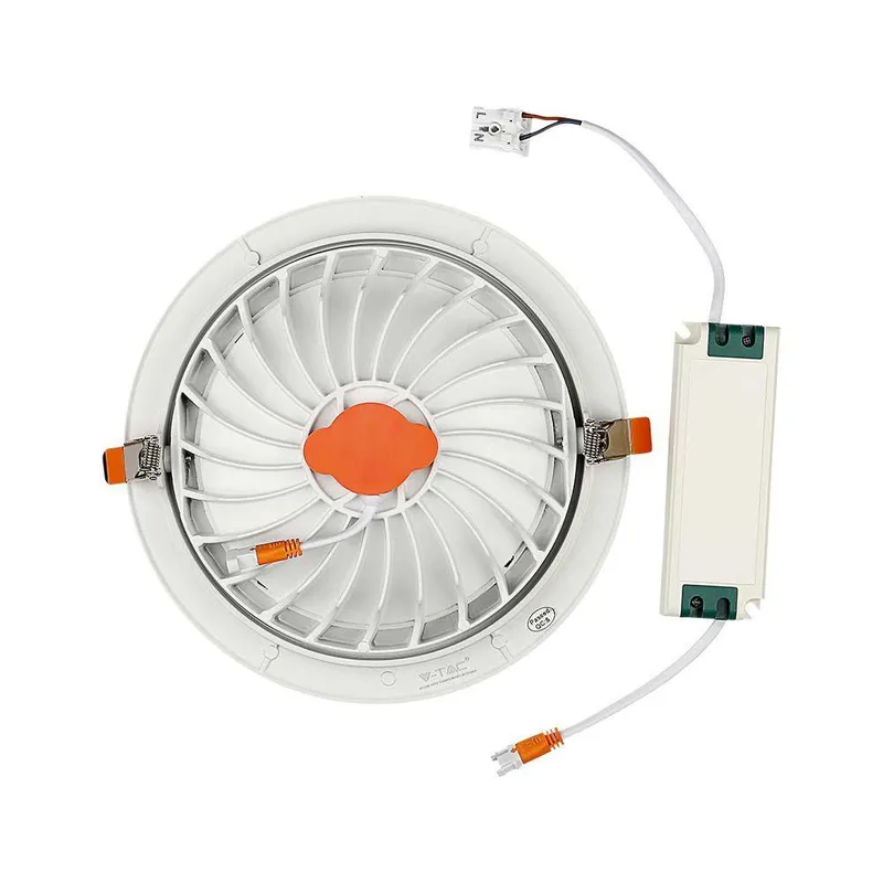 Oprawa V-TAC LED Downlight SAMSUNG CHIP 20W Ruchoma VT-2-20 6500K 1975LM 5 Lat Gwarancji