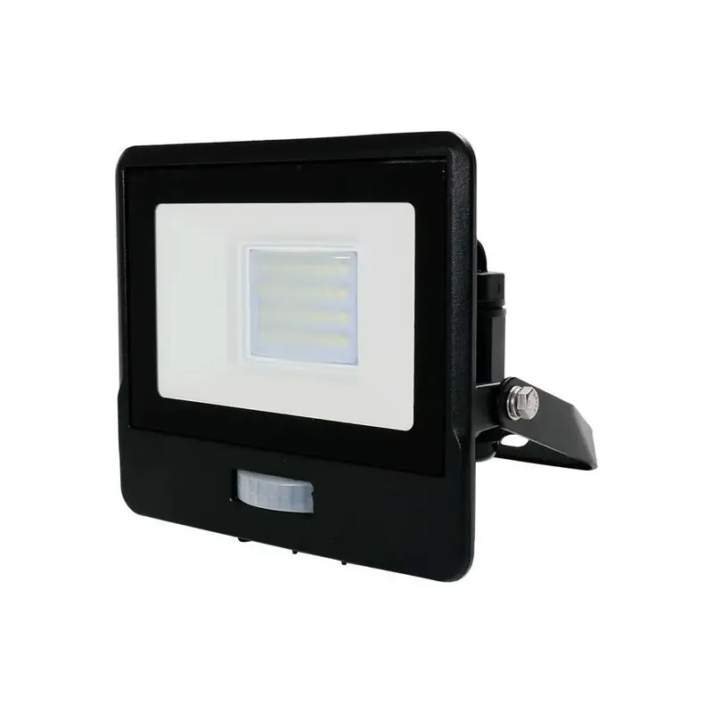 Naświetlacz LED WI-FI V-TAC 20W Czujnik Ruchu Z Mufą Smart Amazon Alexa Google Home VT-5192S RGB+3000K-6500K 1500LM - Czarny