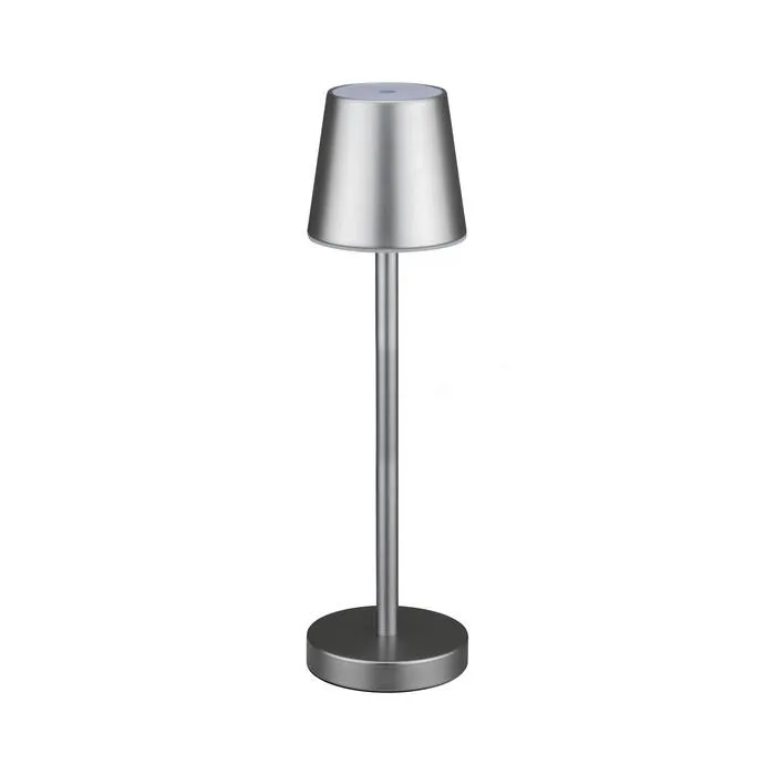 Lampka Stołowa Nocna V-TAC 3W LED 39cm Ładowanie Ściemnianie VT-7703 4000K 70LM - Szara