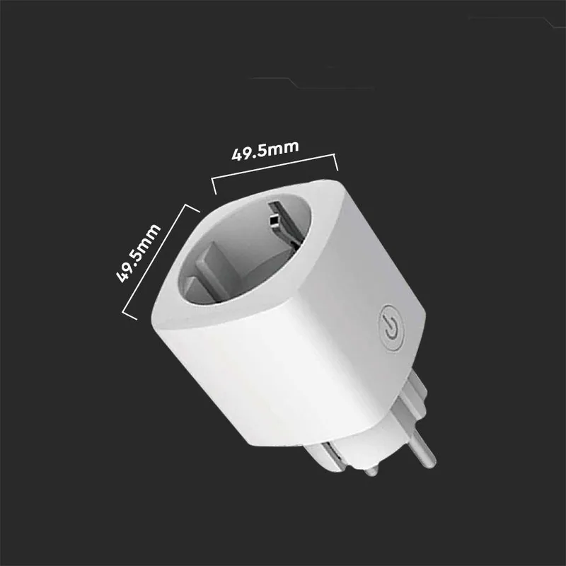 Gniazdo Inteligentne V-TAC Smart Plug 16A 3680W WI-FI Amazon Alexa Google Home VT-5172