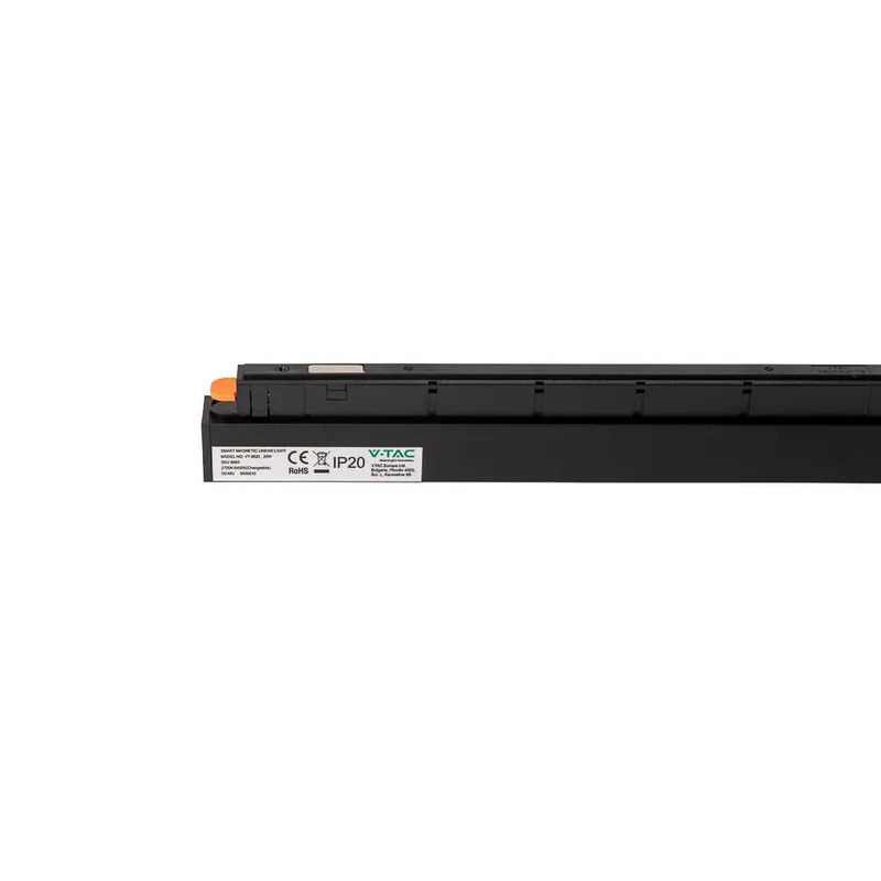 Oprawa Szynoprzewód Smart 48V V-TAC 20W LED CCT 90ST Smart WI-FI 60cm VT-3620 2700K-6400K 2100LM 3 Lata Gwarancji - Czarna