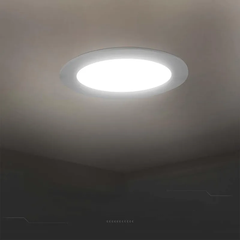 Panel LED V-TAC Wpuszczany Premium Downlight 12W Okrągły FI170 VT-61012 3000K 1200LM