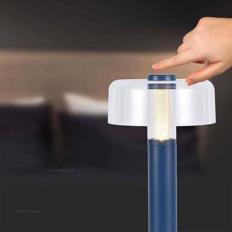Lampka Stołowa Nocna V-TAC 1W LED 30cm Ładowanie USB Ściemnianie Filetowa VT-1049 3000K 100LM