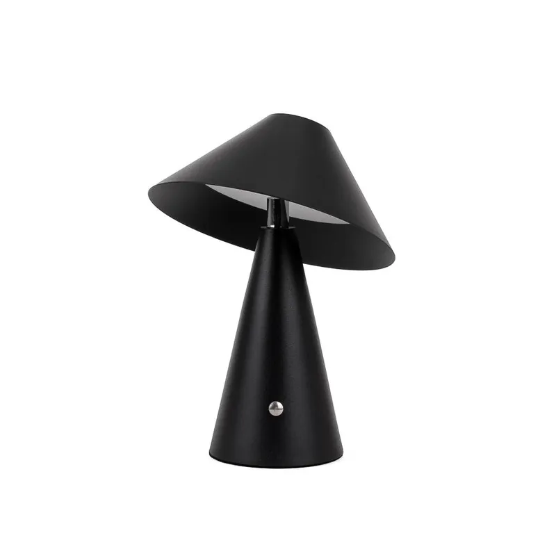 Lampka Stołowa Nocna V-TAC 3W LED 24cm Ładowanie USB Ściemnianie VT-1051 3000K-6000K 200LM - Czarna