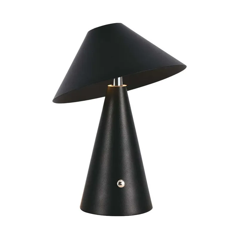 Lampka Stołowa Nocna V-TAC 3W LED 24cm Ładowanie USB Ściemnianie VT-1051 3000K-6000K 200LM - Czarna