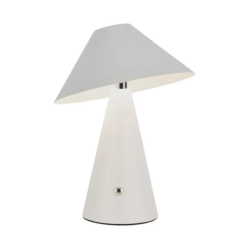 Lampka Stołowa Nocna V-TAC 3W LED 24cm Ładowanie USB Ściemnianie VT-1051 3000K-6000K 200LM - Biała