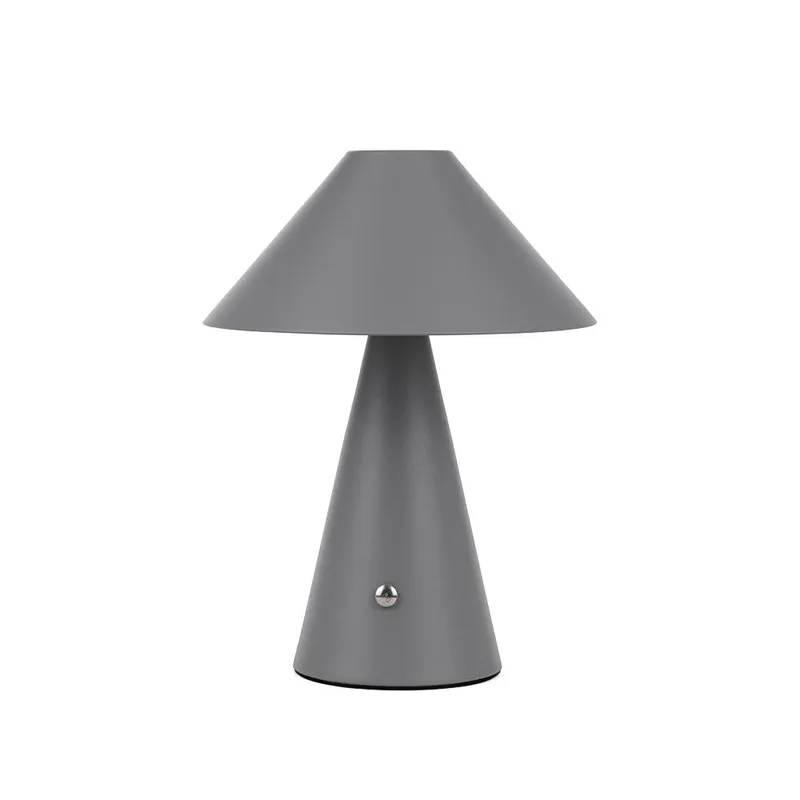 Lampka Stołowa Nocna V-TAC 3W LED 24cm Ładowanie USB Ściemnianie VT-1051 3000K-6000K 200LM - Szara