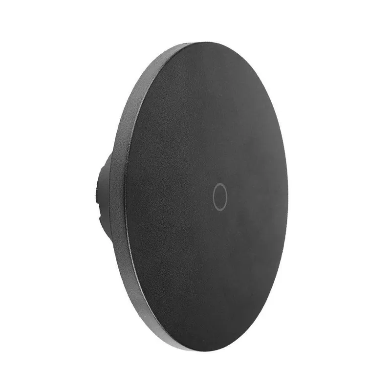 Oprawa Ścienna Kinkiet 12W V-TAC Okrągły CCT Ściemnialny VT-83012 3000K-6400K 1200LM - Czarny