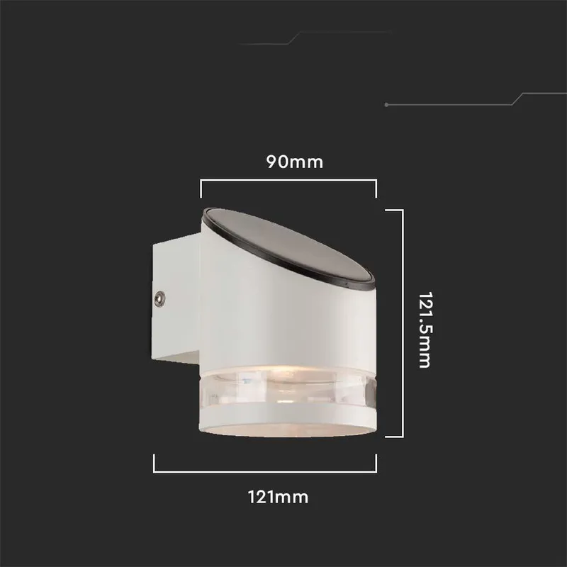 Kinkiet Ogrodowy Ścienny Solarny V-TAC 1W LED IP54 Czujnik Ruchu VT-1140 3000K 70LM 3 Lata Gwarancji - Biały