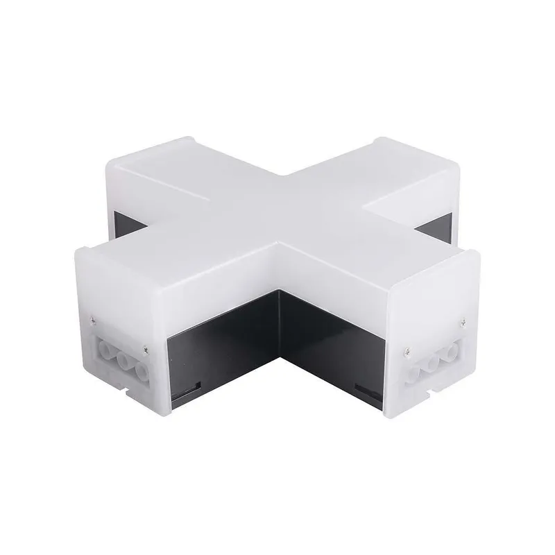 Łącznik Krzyżowy Systemu Linear Light V-TAC VT-4140 4000K 1200LM 3 Lata Gwarancji - Czarny