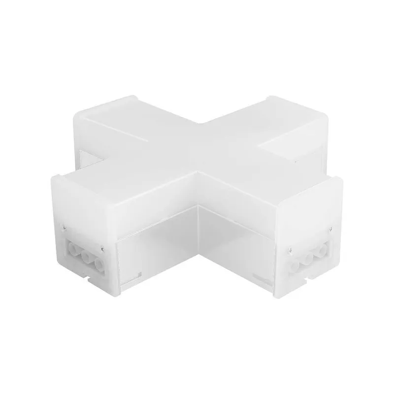 Łącznik Krzyżowy Systemu Linear Light V-TAC VT-4140 6500K 1200LM 3 Lata Gwarancji - Biały