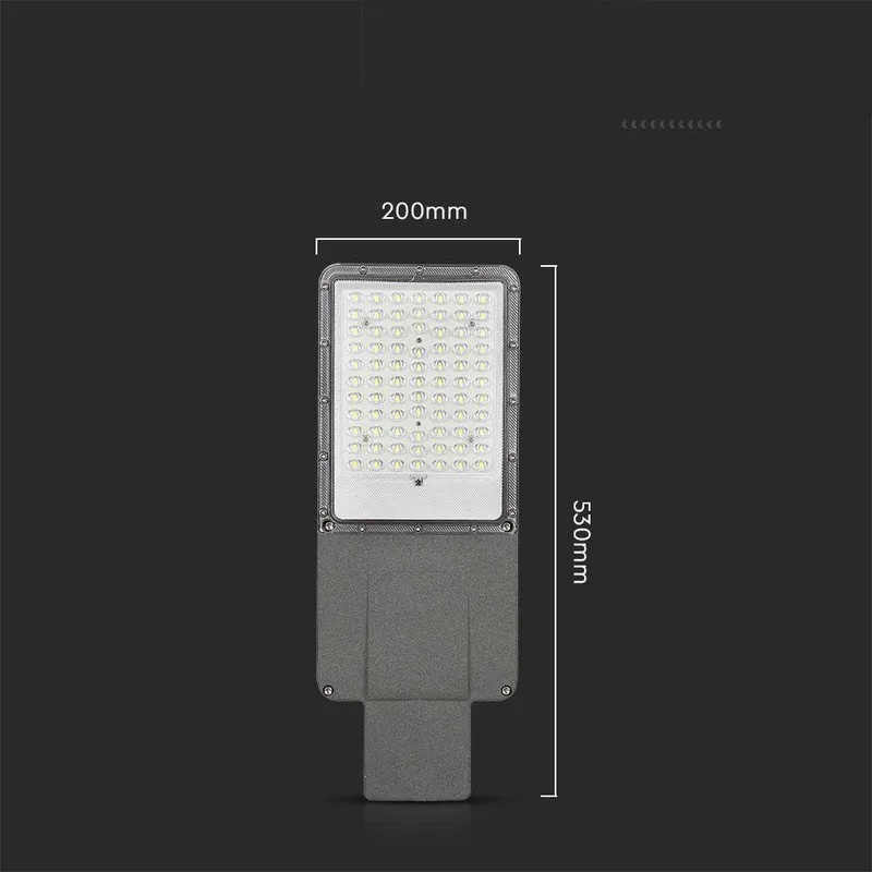 Naświetlacz Oprawa Uliczna LED Solarna V-TAC BRIDGELUX CHIP IP65 Pilot LIFEPO4 Panel 60W VT-15200ST 6500K 3000LM