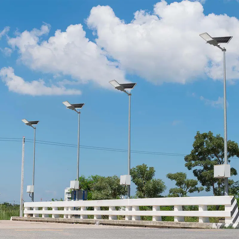 Naświetlacz Oprawa Uliczna LED Solarna V-TAC BRIDGELUX CHIP IP65 Pilot LIFEPO4 Panel 60W VT-15200ST 6500K 3000LM