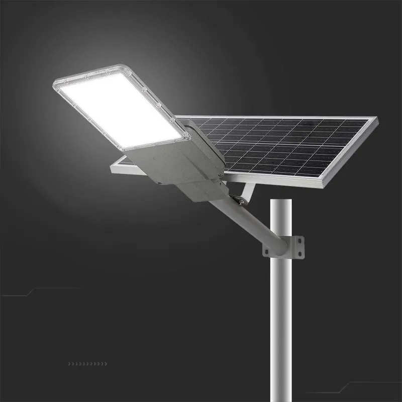 Naświetlacz Oprawa Uliczna LED Solarna V-TAC BRIDGELUX CHIP IP65 Pilot LIFEPO4 Panel 70W VT-15300ST 4000K 3500LM