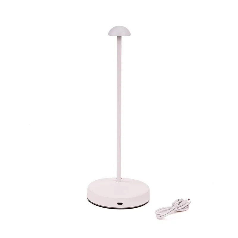 Lampka Stołowa Nocna V-TAC 3W LED 29cm Ładowanie USB Ściemnianie VT-1073 3000K-6000K 130LM - Biała