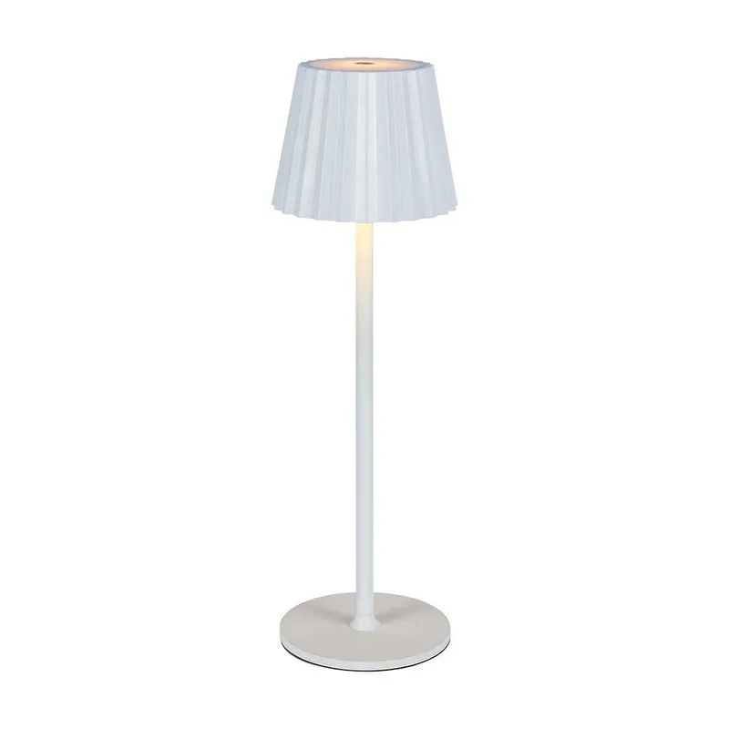 Lampka Stołowa Nocna V-TAC 4W LED 37cm Ładowanie USB Ściemnianie VT-1028 3000K-6000K 150LM - Biała