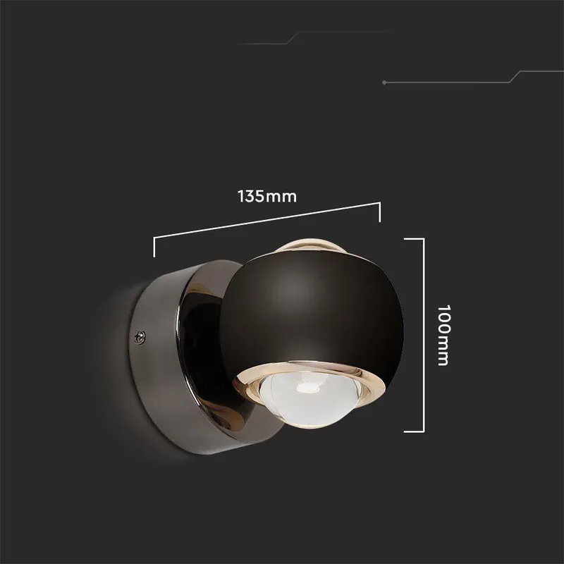 Oprawa Ścienna V-TAC 10W LED Kinkiet Góra Dół VT-7504 3000K 950LM - Czarna