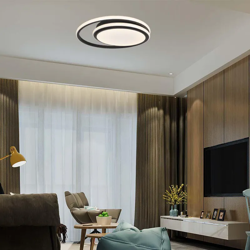 Oprawa Sufitowa Plafoniera V-TAC 24W LED 3w1 Okrągły FI.31CM VT-7783 4000K 2560LM - Czarny