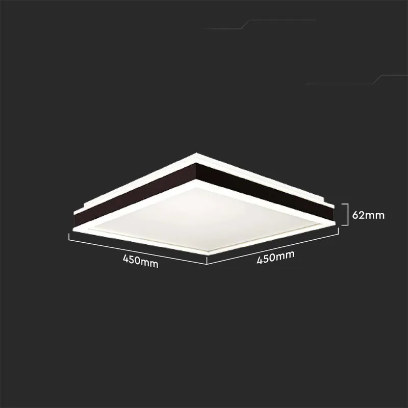 Oprawa Sufitowa Plafoniera V-TAC 24W LED 3w1 Kwadrat 45x45cm VT-7782 4000K 2450LM - Czarny