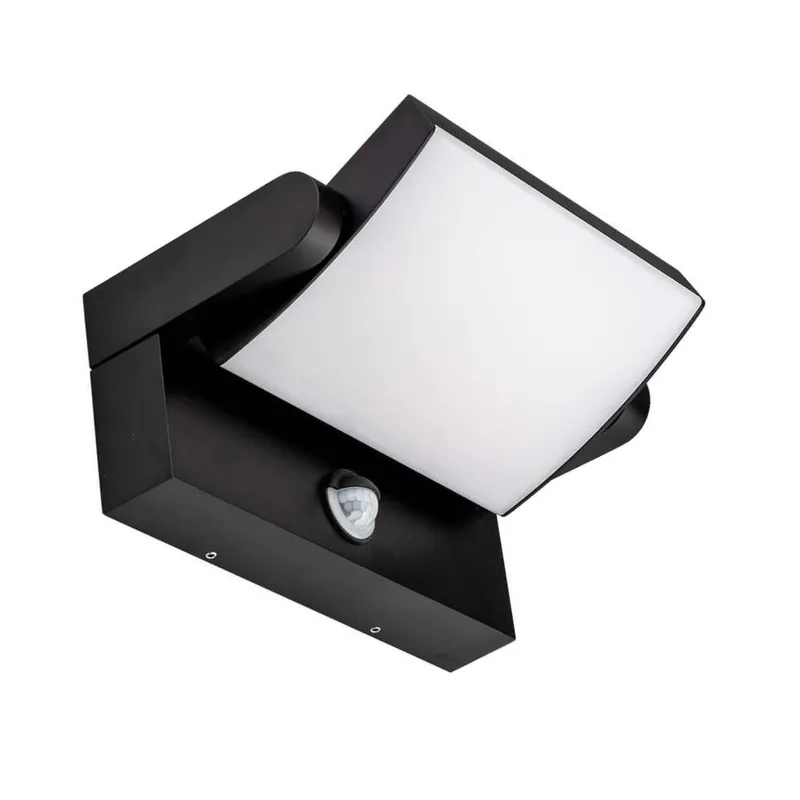 Naświetlacz Elewacyjny V-TAC 17W LED Czujnik Ruchu IP65 VT-11020S 3000K 2520LM - Czarna