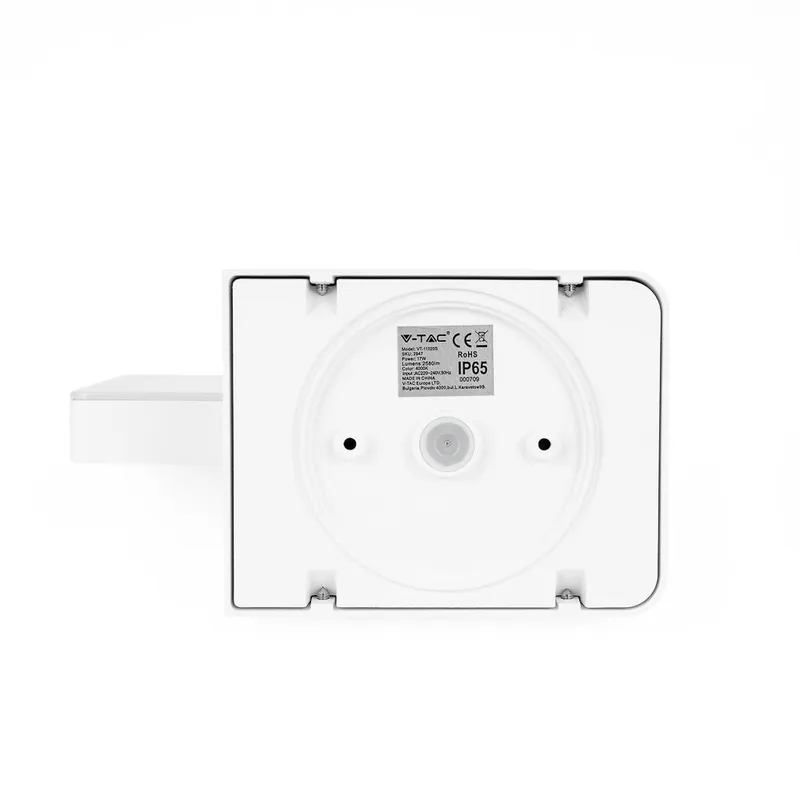 Naświetlacz Elewacyjny V-TAC 17W Czujnik Ruchu IP65 VT-11020S 3000K 2520LM - Biała