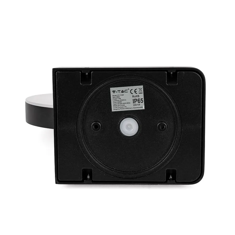 Naświetlacz Elewacyjny V-TAC 17W LED Okrągła IP65 VT-11020 3000K 2520LM - Czarna