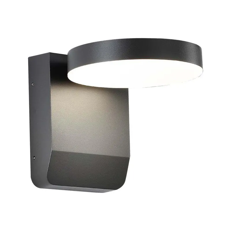 Naświetlacz Elewacyjny V-TAC 17W LED Okrągła IP65 VT-11020 3000K 2520LM - Czarna