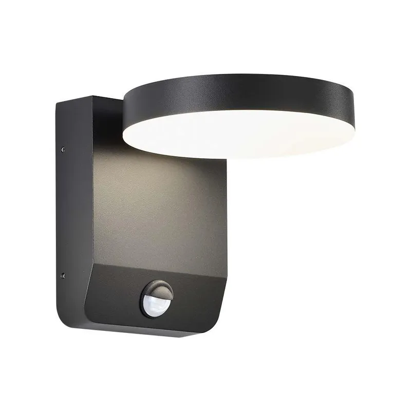 Naświetlacz Elewacyjny V-TAC 17W LED Czujnik Ruchu Okrągła IP65 VT-11020S 3000K 2520LM - Czarna