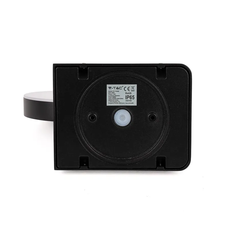 Naświetlacz Elewacyjny V-TAC 17W LED Czujnik Ruchu Okrągła IP65 VT-11020S 4000K 2520LM - Czarna