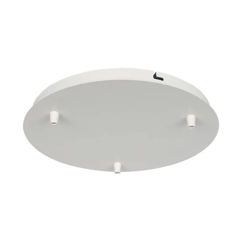 Rozeta Sufitowa Potrójna V-TAC 300x25mm Biały Matowy