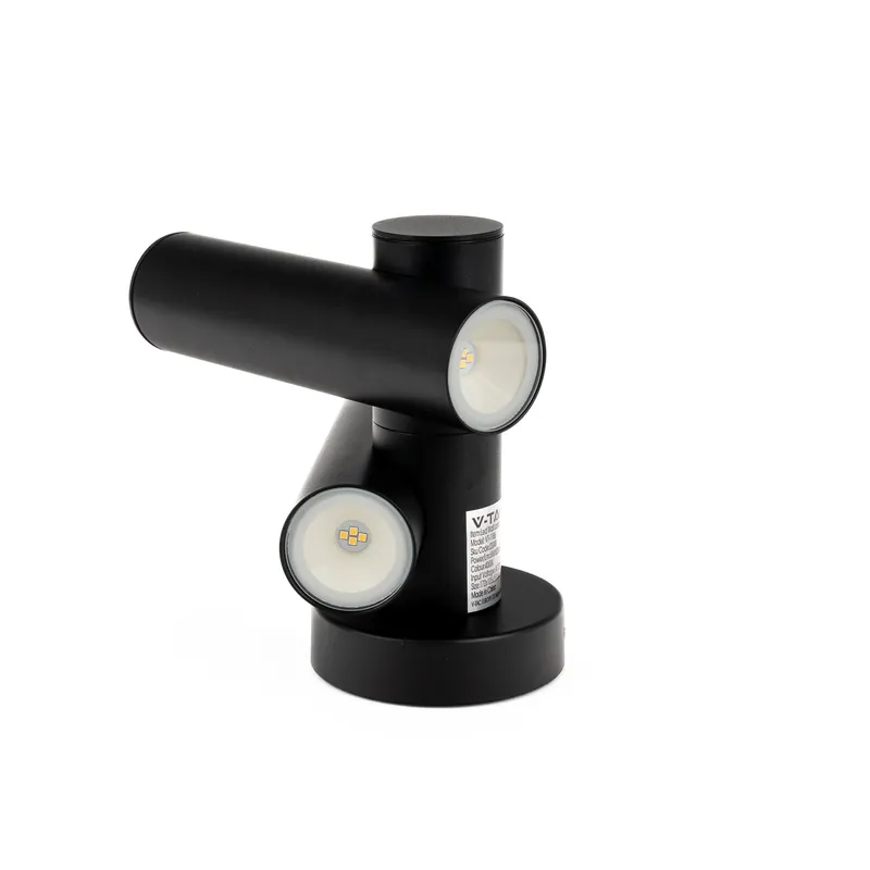 Kinkiet Ścienny V-TAC 6W LED IP44 VT-1186 4000K 620LM - Czarny