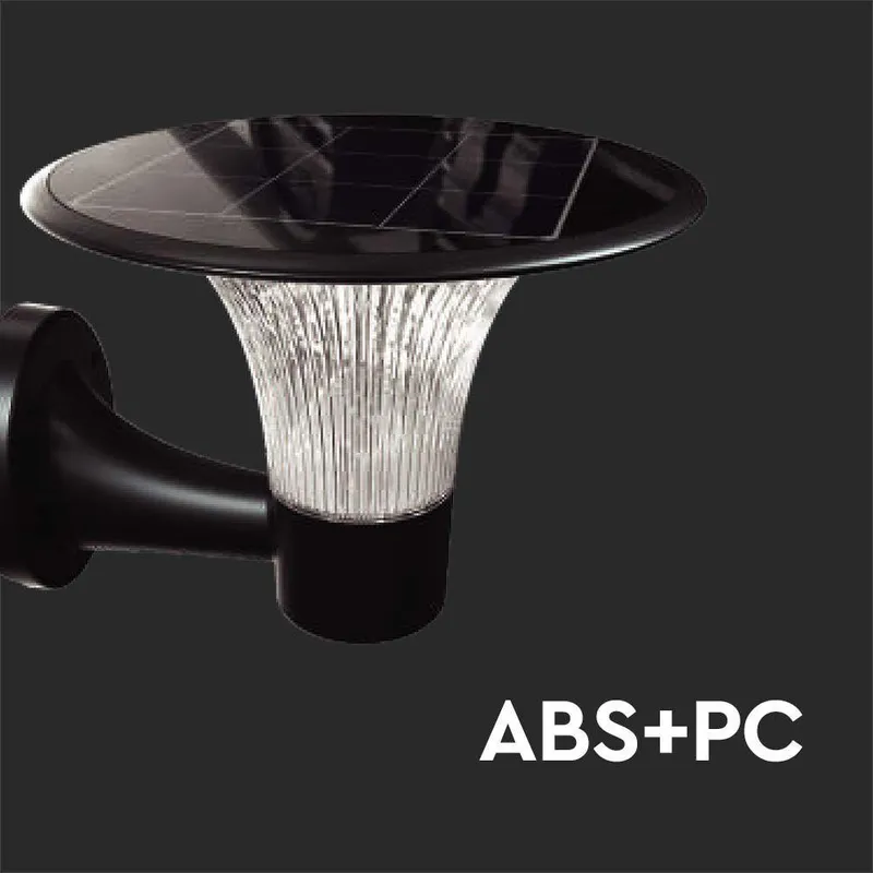 Kinkiet Ogrodowy Solarny V-TAC 15W LED IP65 Czujnik Ruchu CCT VT-425 6000K+4000K 1900LM 3 Lata Gwarancji - Czarny