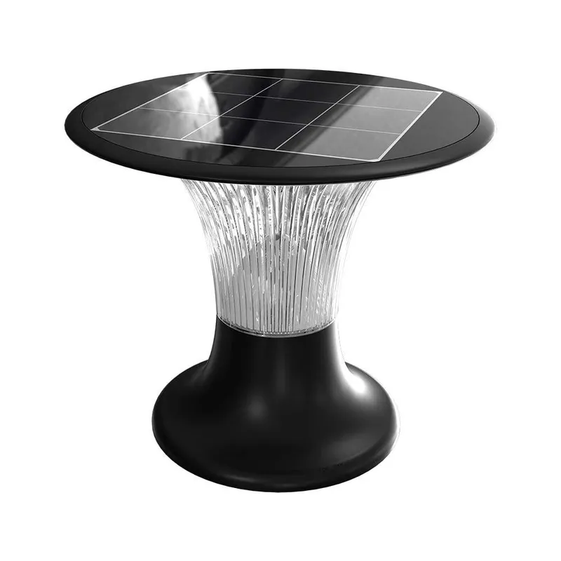 Słupek Ogrodowy Solarny V-TAC 15W LED IP65 Czujnik Ruchu CCT 26cm VT-426 6000K+4000K 2200LM 3 Lata Gwarancji - Czarny