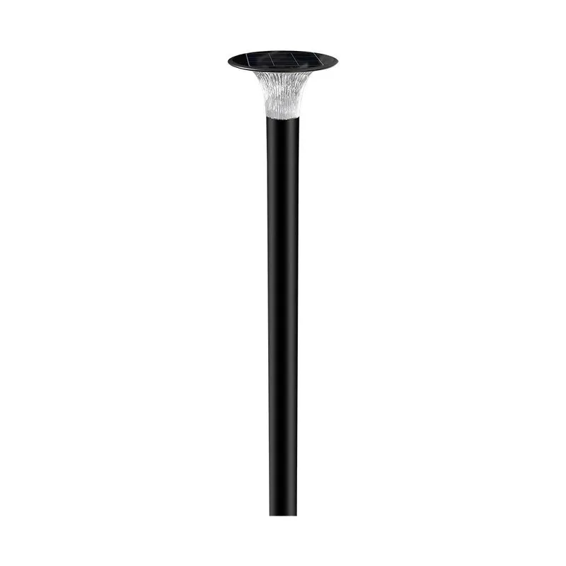 Słupek Ogrodowy Solarny V-TAC 15W LED IP65 Czujnik Ruchu CCT 88cm VT-413 6000K+4000K 2200LM 3 Lata Gwarancji - Czarny